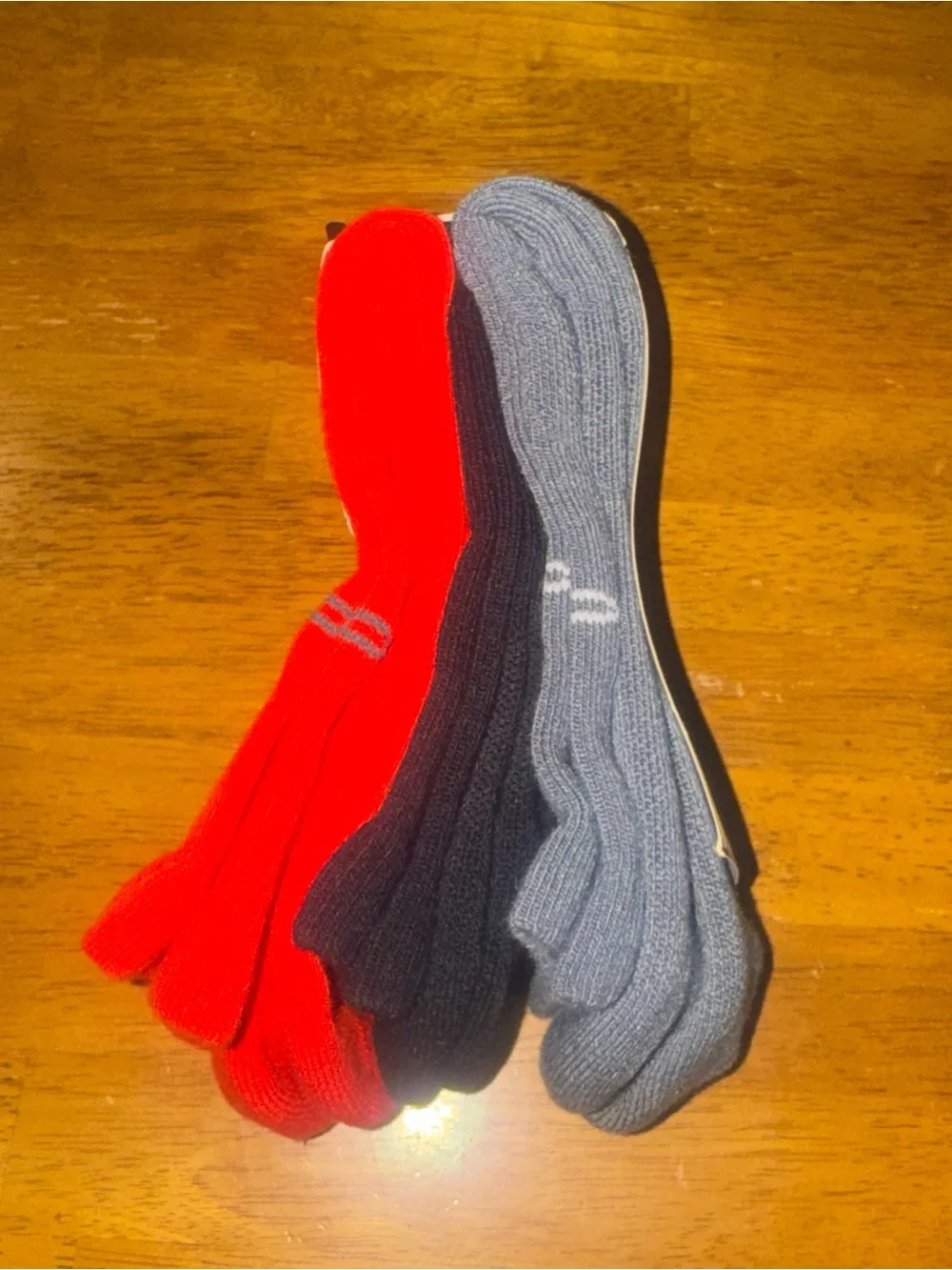 Under Armour 3-Maker 3 Pair Mid Crew Socks L Red Black Gray Men’s New With Tags
